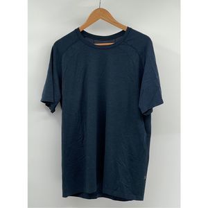 Lululemon T Shirt Metal Vent Men’s Size XL Blue Short Sleeve